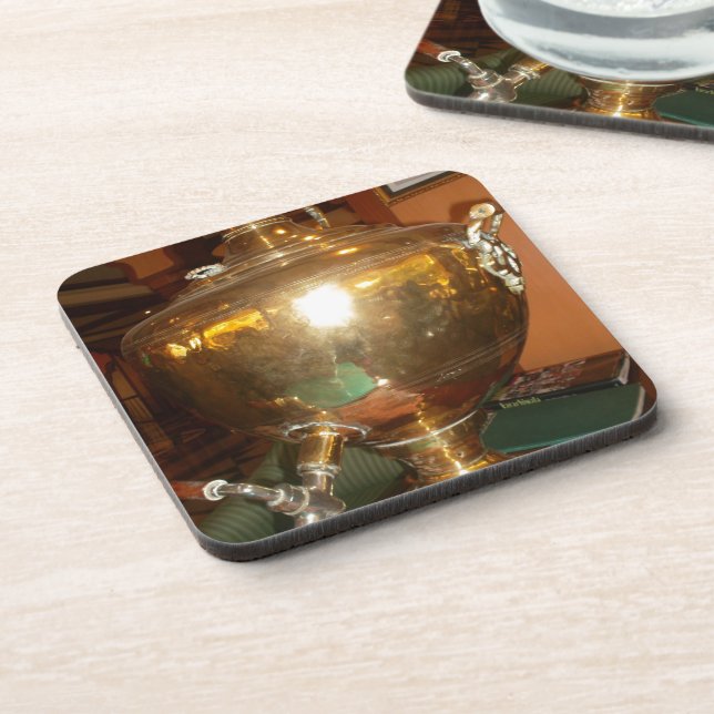 Golden tea Pot Coaster (Left Side)