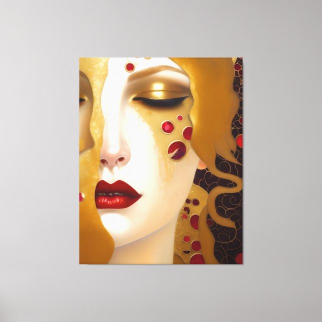 Golden Tears (Freya's Heartache) series 2 Canvas Print (Front)