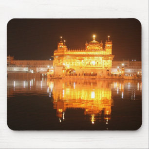 Golden Temple Amritsar North India at Night Mouse Pad