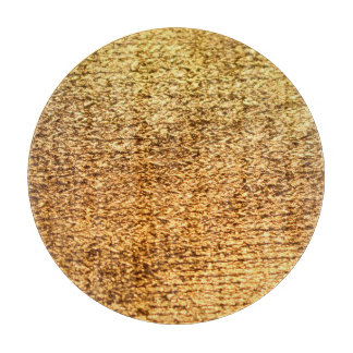 Golden textile: glamourous macro background. cutting board