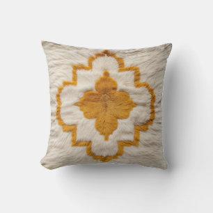 Golden Threads" Vintage Kilim Cushions:  Throw Pillow