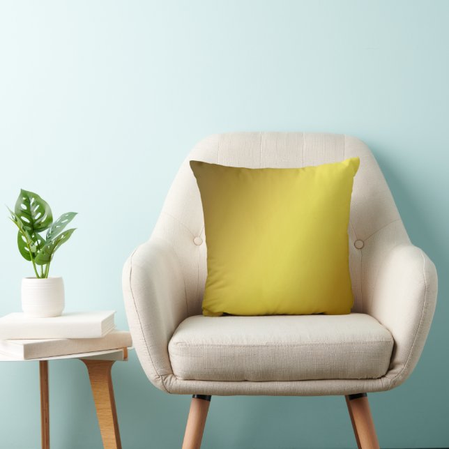 Golden  throw pillow (Chair)