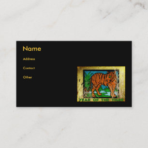 Golden Tiger Business Card