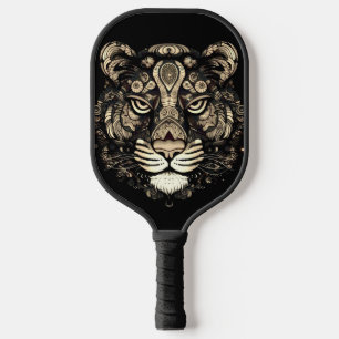 Golden Tiger Head Pickleball Paddle