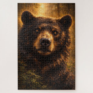 Golden Timber   Bear Wildlife Art   Puzzle