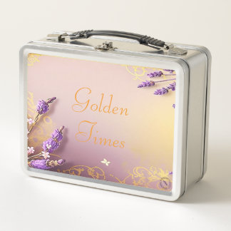 Golden Times Brotbox Schmidt Stationery Metal Lunch Box