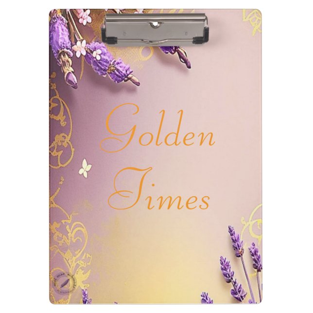 Golden Times Schmidt Stationery Clipboard (Front)