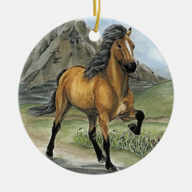 Golden Tolt 2 Ceramic Ornament (Front)