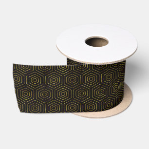 golden tortoise shell satin ribbon