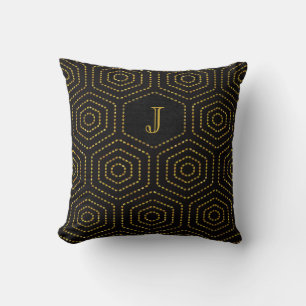 golden tortoise shell throw pillow