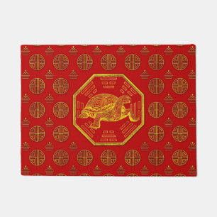 Golden Tortoise / Turtle Feng Shui Doormat