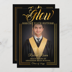 Golden touch Glow your future. Invitation