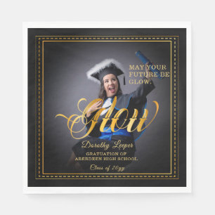 Golden touch Glow your future. Napkin