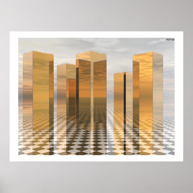 Golden Towers Poster (Front)