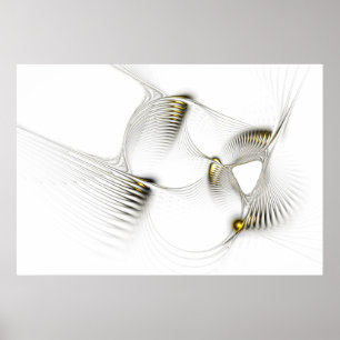 Golden traces poster