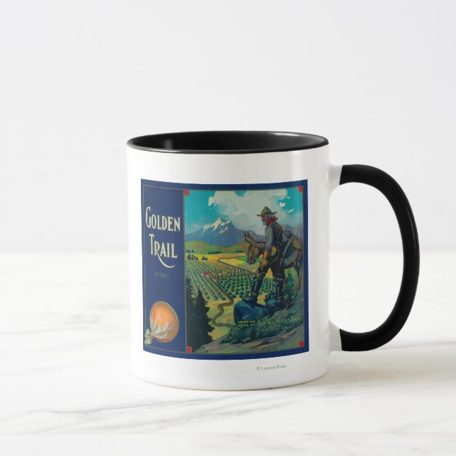Golden Trail Orange Label #2Success, CA Mug (Right)