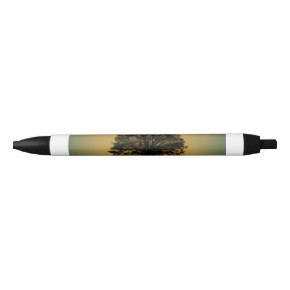 Golden tree black ink pen