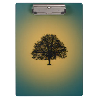 Golden tree clipboard