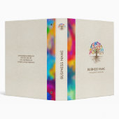 Golden Tree of life - Colourful Leaves Binder (Background)