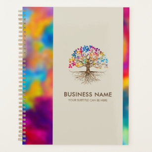 Golden Tree of life - Colourful Leaves Planner