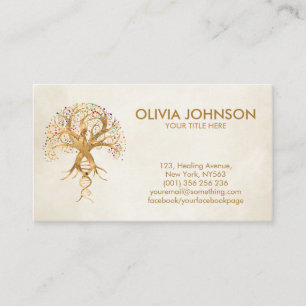 Golden Tree of Life - Evolution DNA Business Card