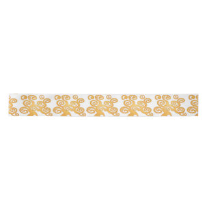 Golden tree of Life Satin Ribbon