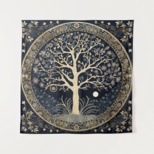 Golden Tree of Life Tapestry