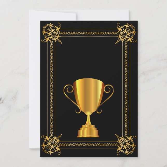 Golden trophy cup (Front)