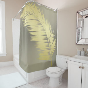 Golden Tropical Palm leaves 