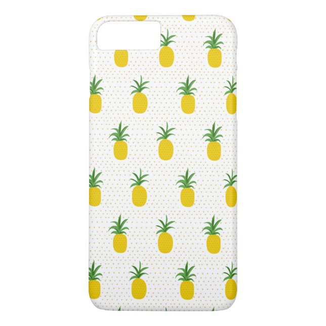 Golden Tropical Pineapples Case-Mate iPhone Case (Back)