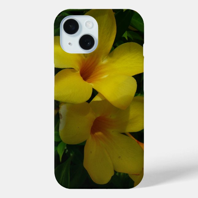 Golden Trumpet Flowers II Tropical Case-Mate iPhone Case (Back)