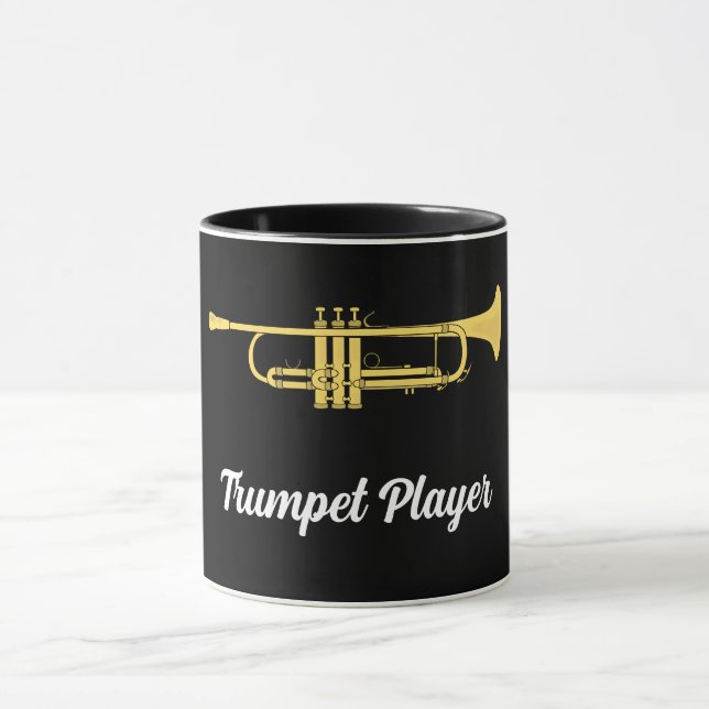 Golden Trumpet Music Player Mug (Center)