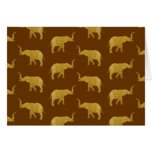 Golden Trumpeting Elephants