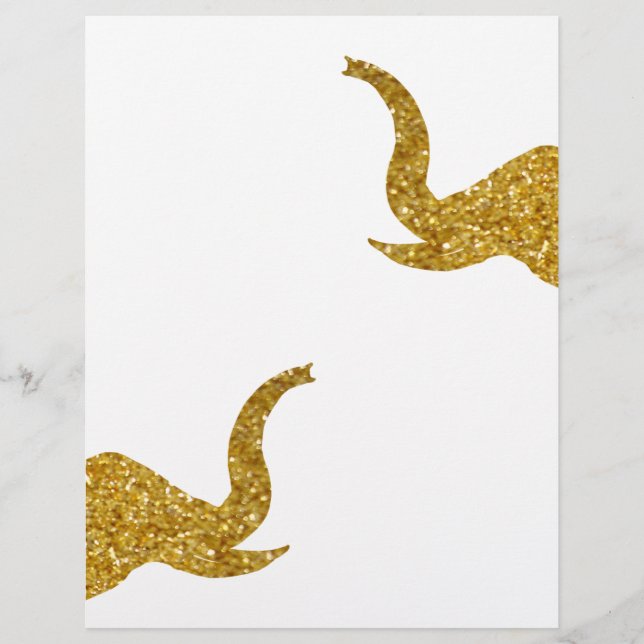 Golden Trumpeting Elephants (Front)