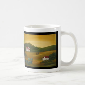 Golden Tuscan Landscape Coffee Mug