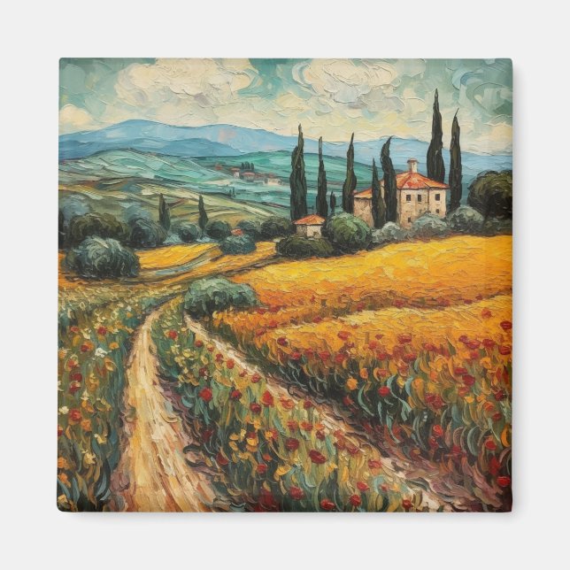 Golden Tuscany Dreams  Magnet (Front)