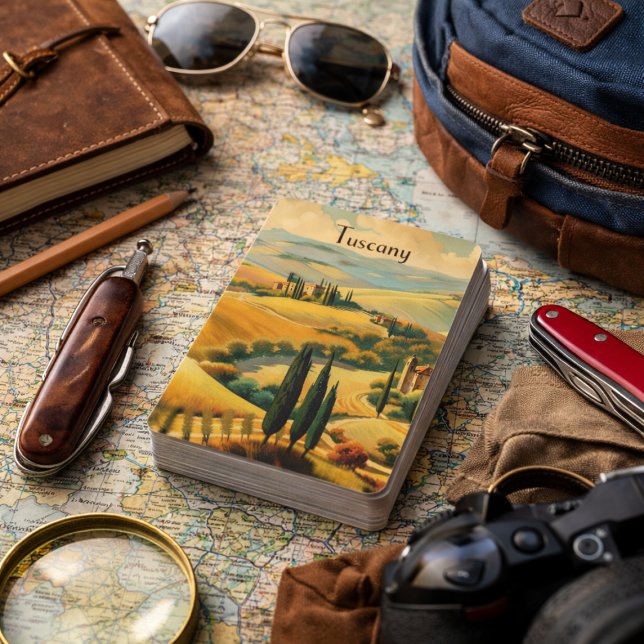 Golden Tuscany Dreams Playing Cards (Creator Uploaded)
