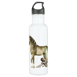 Golden Unicorn & Shy Fairy 710 Ml Water Bottle
