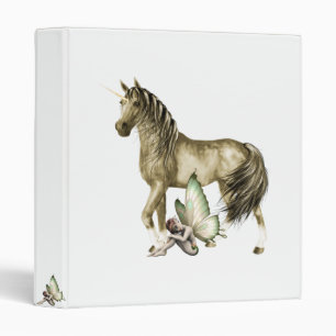 Golden Unicorn & Shy Fairy Binder