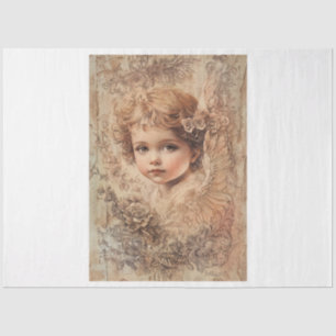 Golden Valentine Angel Tissue Paper