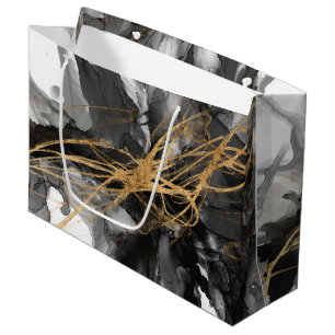 Golden Vortex I Large Gift Bag