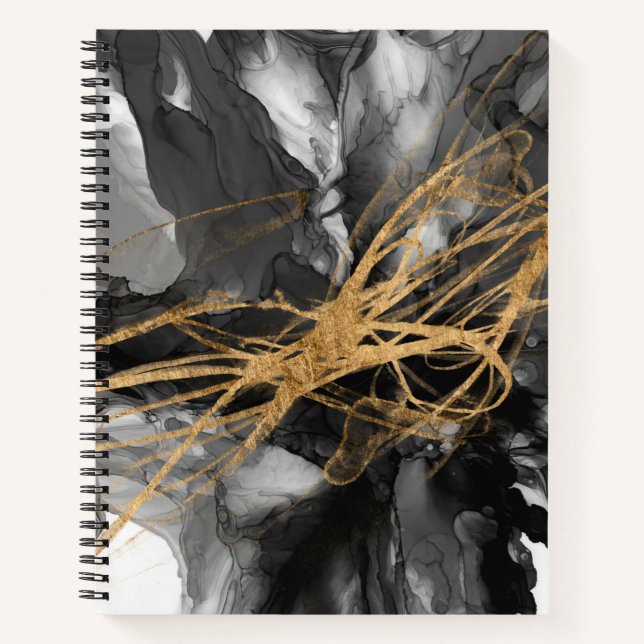 Golden Vortex I Notebook (Front)