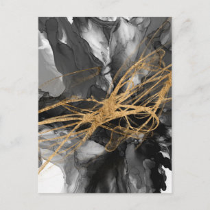 Golden Vortex I Postcard