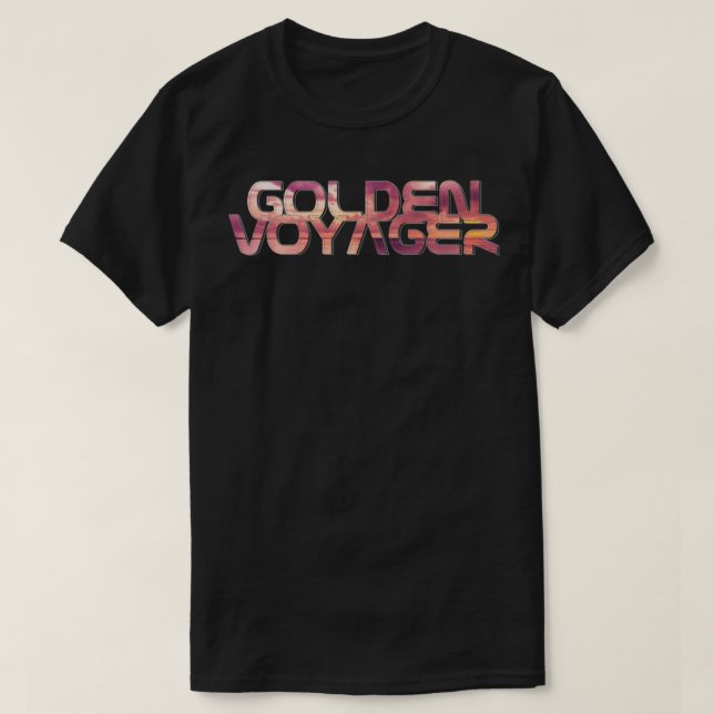 Golden Voyager T-Shirt (Design Front)