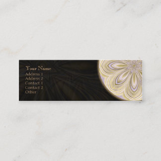 Golden Waning Mandala - Profile Business Card