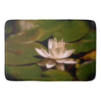 Golden Water Lily Bath Mat
