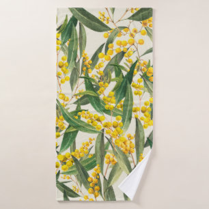 Golden Wattle (Acacia pycnantha) is Australia's na Bath Towel