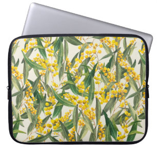 Golden Wattle (Acacia pycnantha) is Australia's na Laptop Sleeve