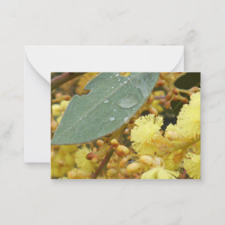 Golden Wattle Note Card
