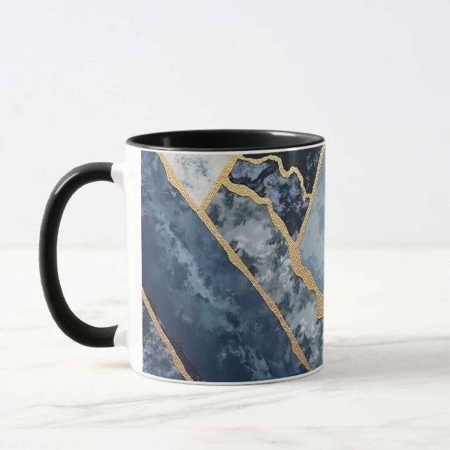 golden waves mug (Left)